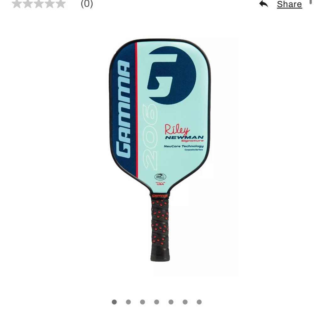 Riley Newman Pickleball Paddle - Blue and Black